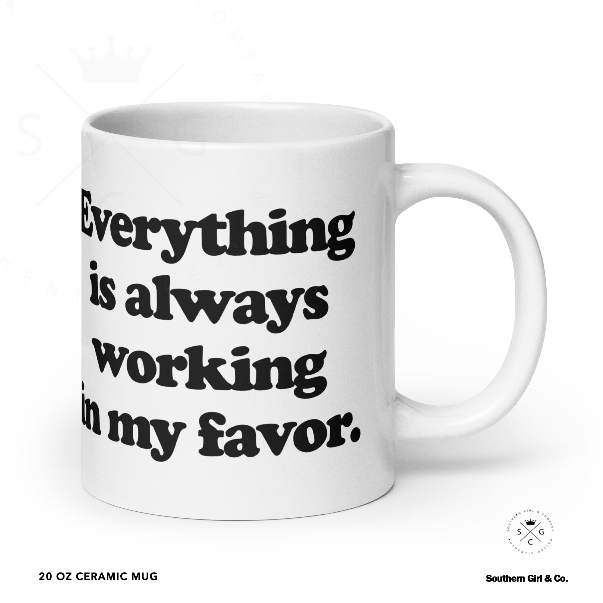 Everything In My Favor Mug