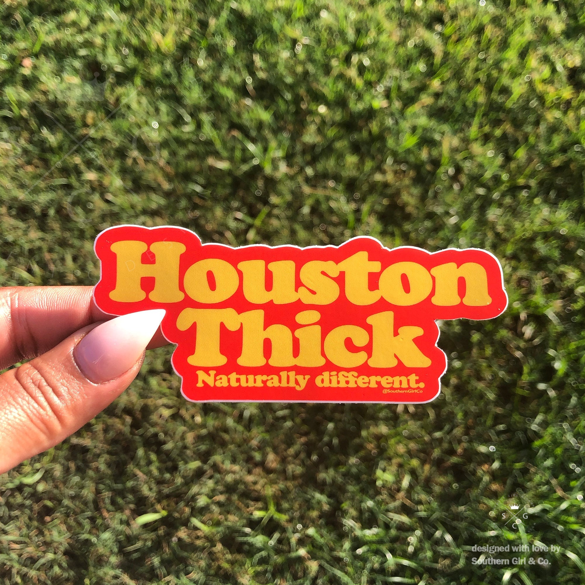 Houston Thick Sticker
