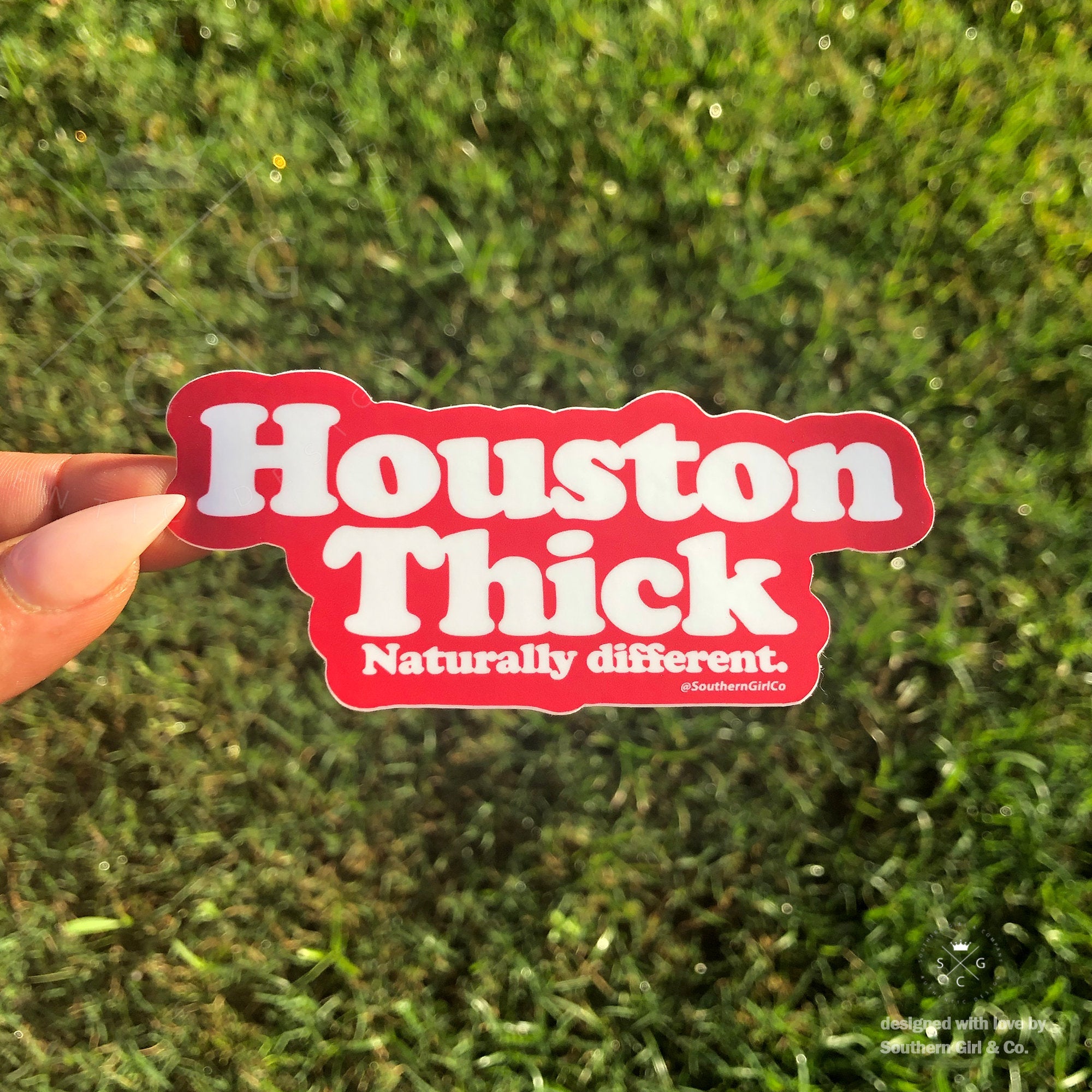 Houston Thick Sticker