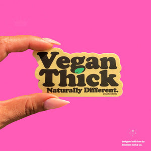 Vegan Thick Sticker
