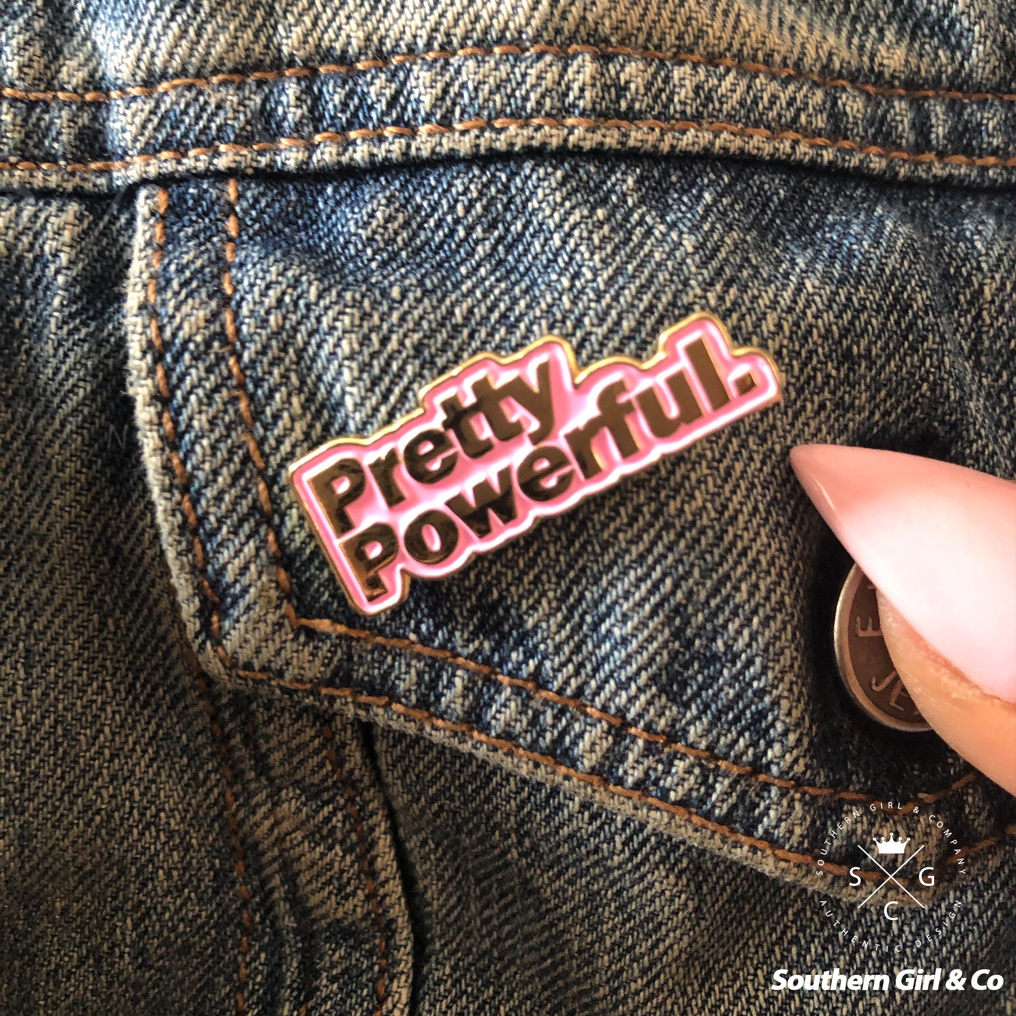 Pretty Powerful Enamel Pin