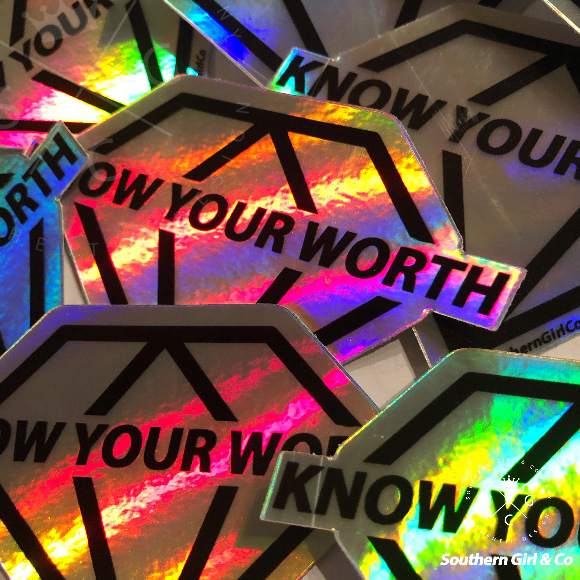 Know Your Worth Sticker