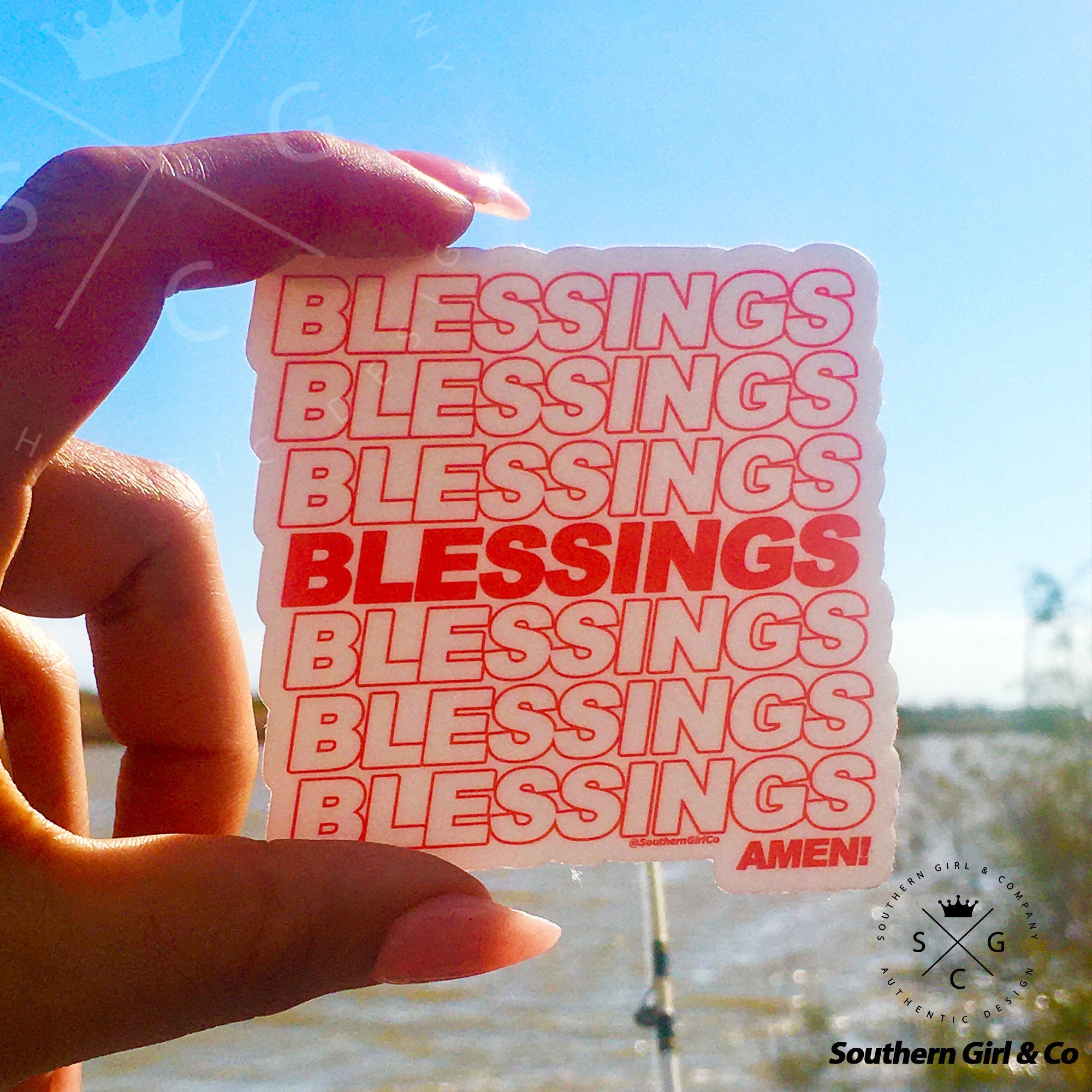 Blessings on Blessings Sticker