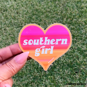 Southern Girl Love Sticker
