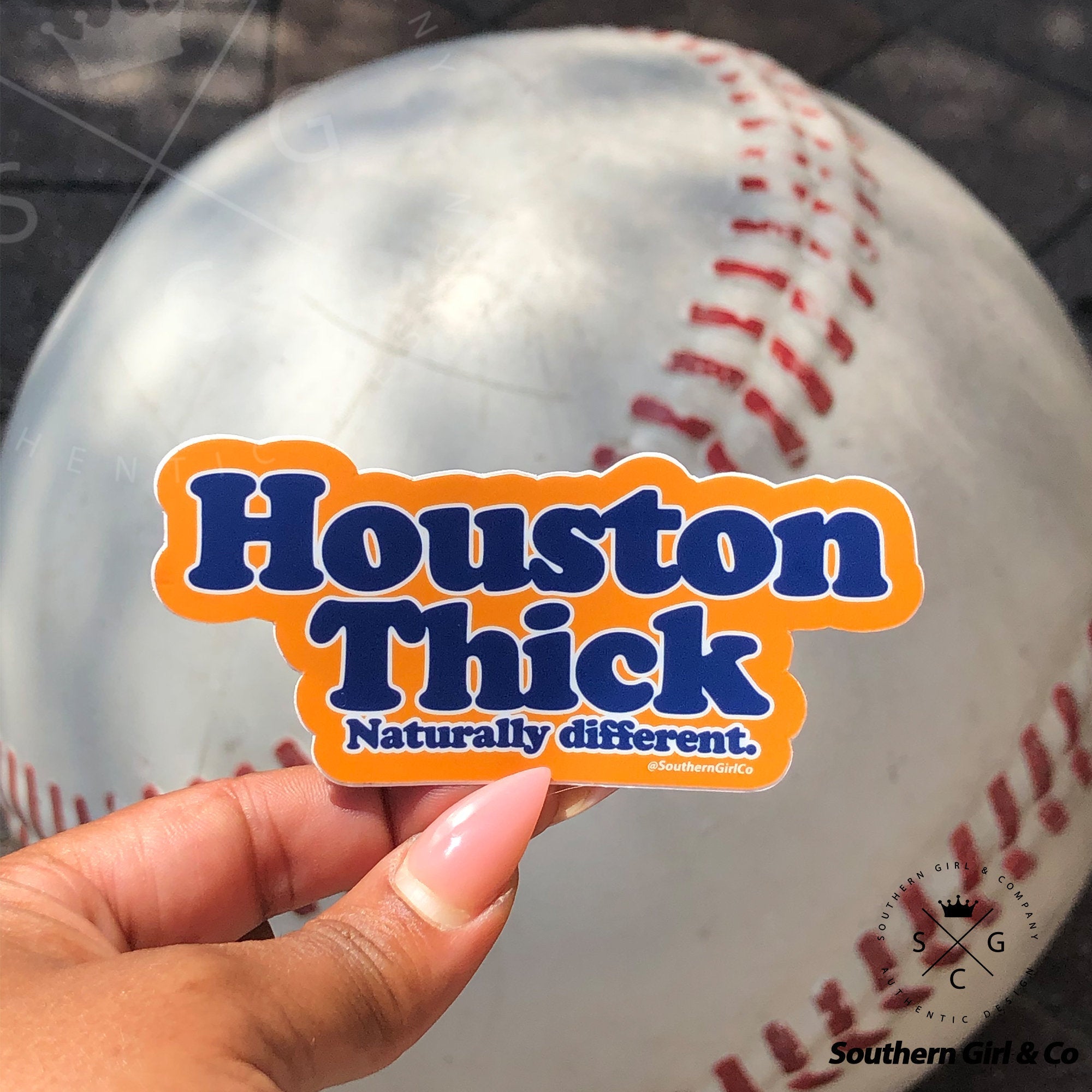 Houston Thick Sticker