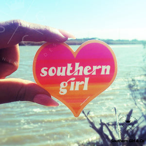 Southern Girl Love Sticker
