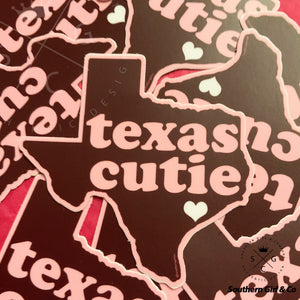 Texas Cutie Sticker
