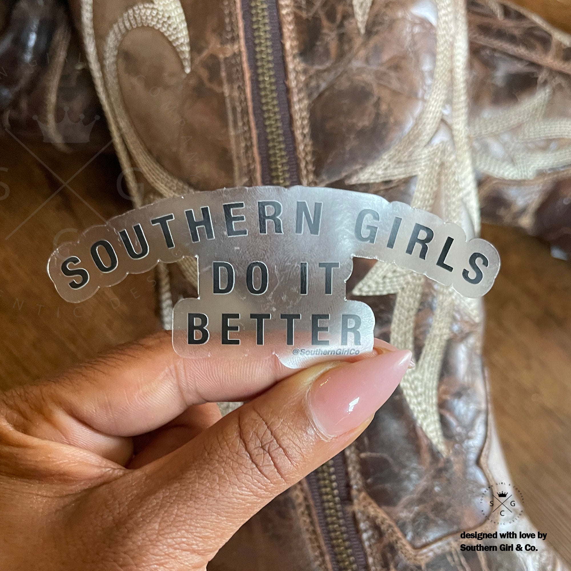 Southern Girls Do It Better Sticker