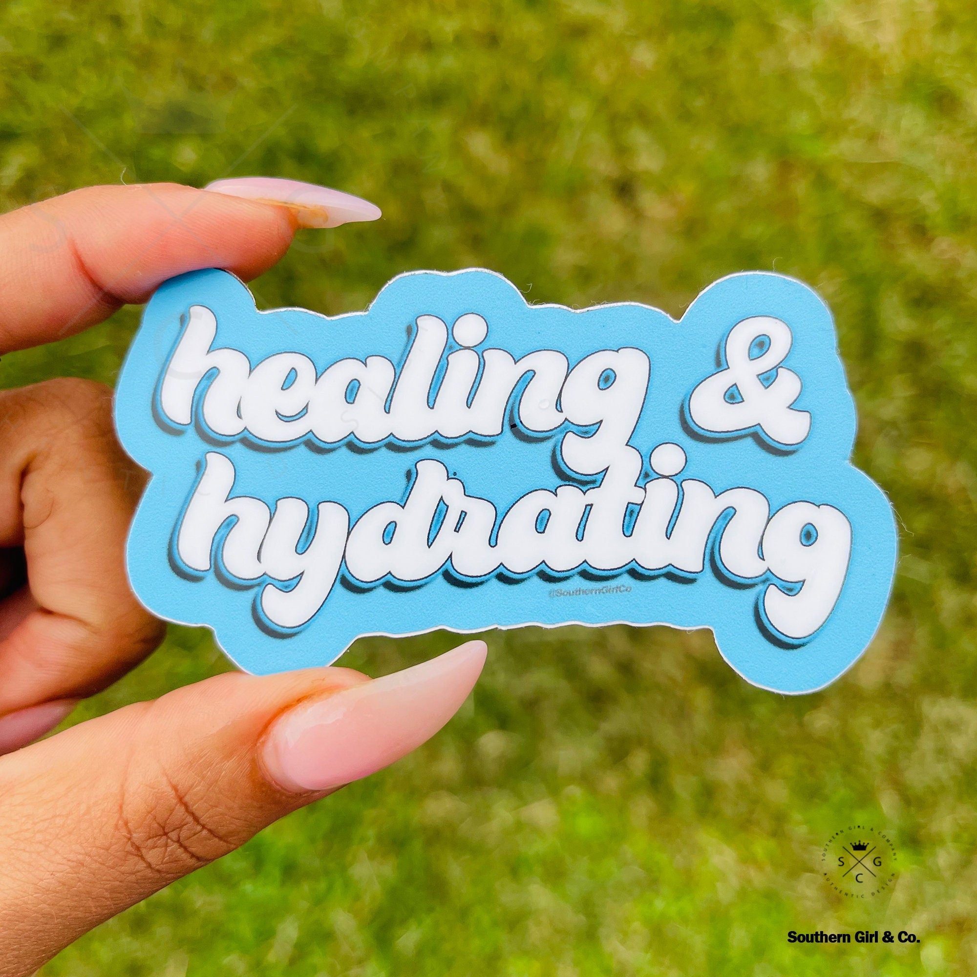Healing & Hydrating Sticker