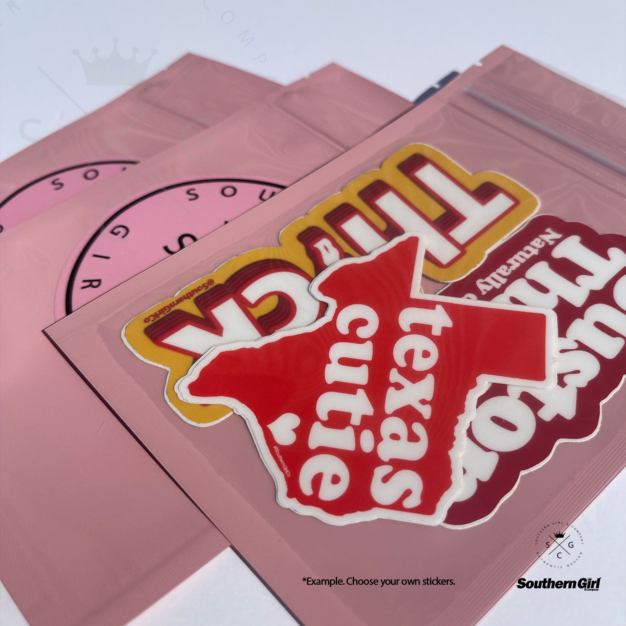 Custom Sticker Pack // 6 for 18 Vinyl Sticker Bundle