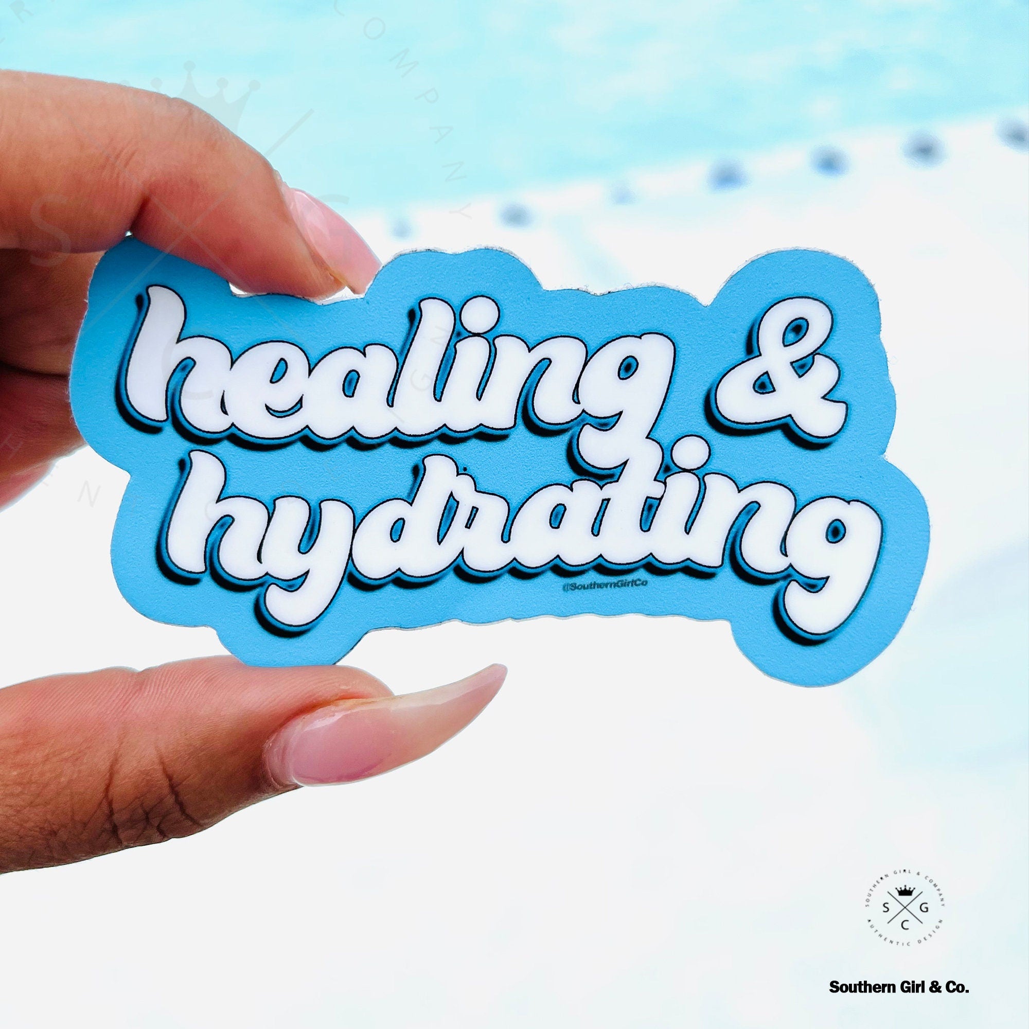 Healing & Hydrating Sticker