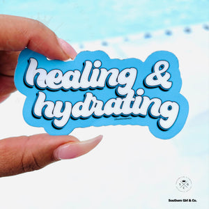 Healing & Hydrating Sticker