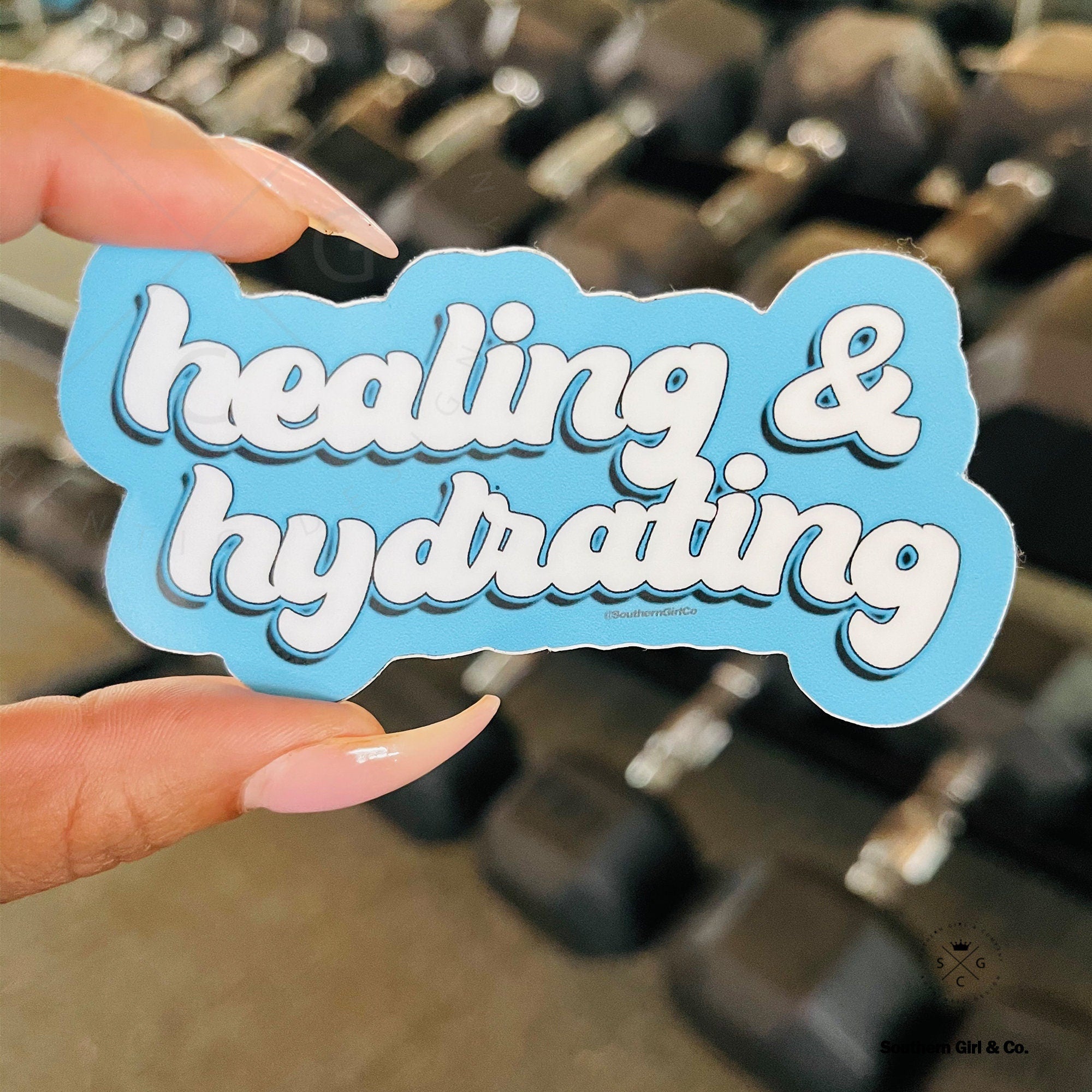 Healing & Hydrating Sticker