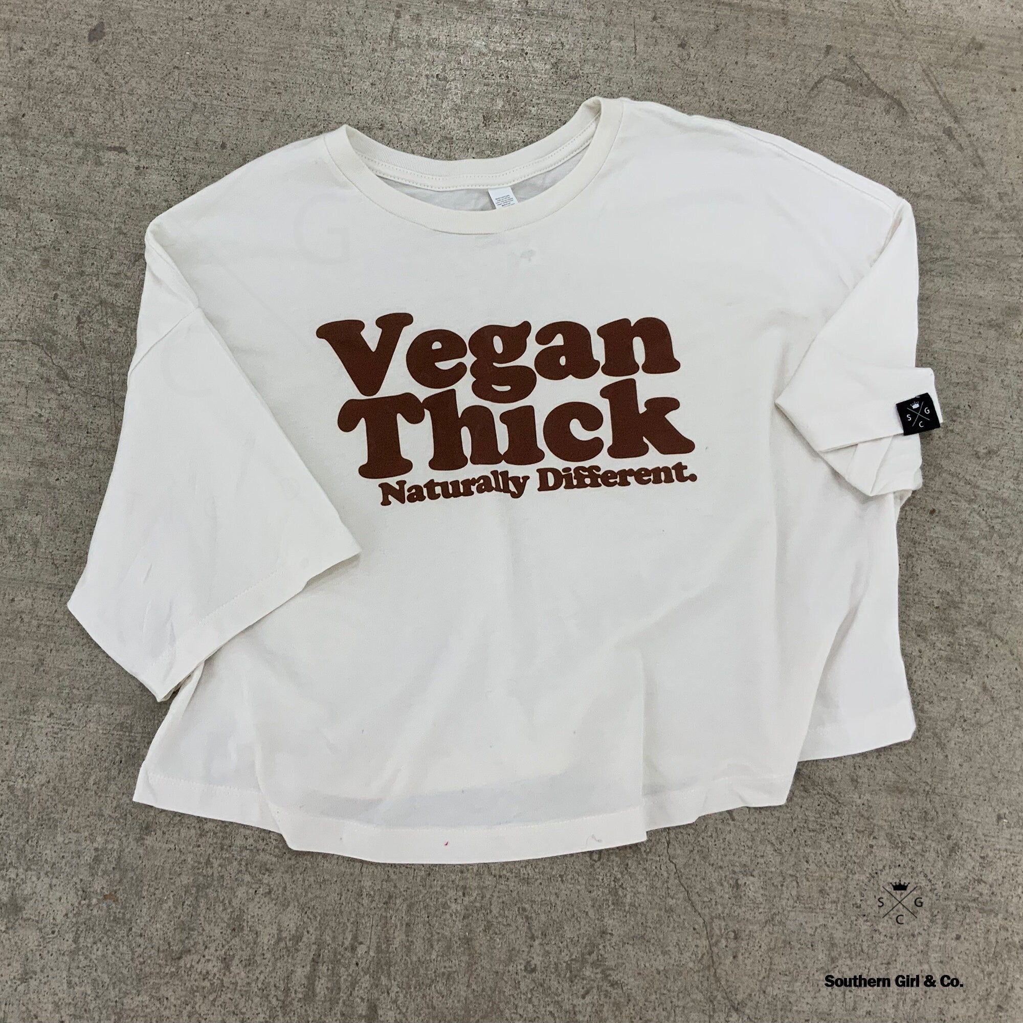 Vegan Thick Crop Top