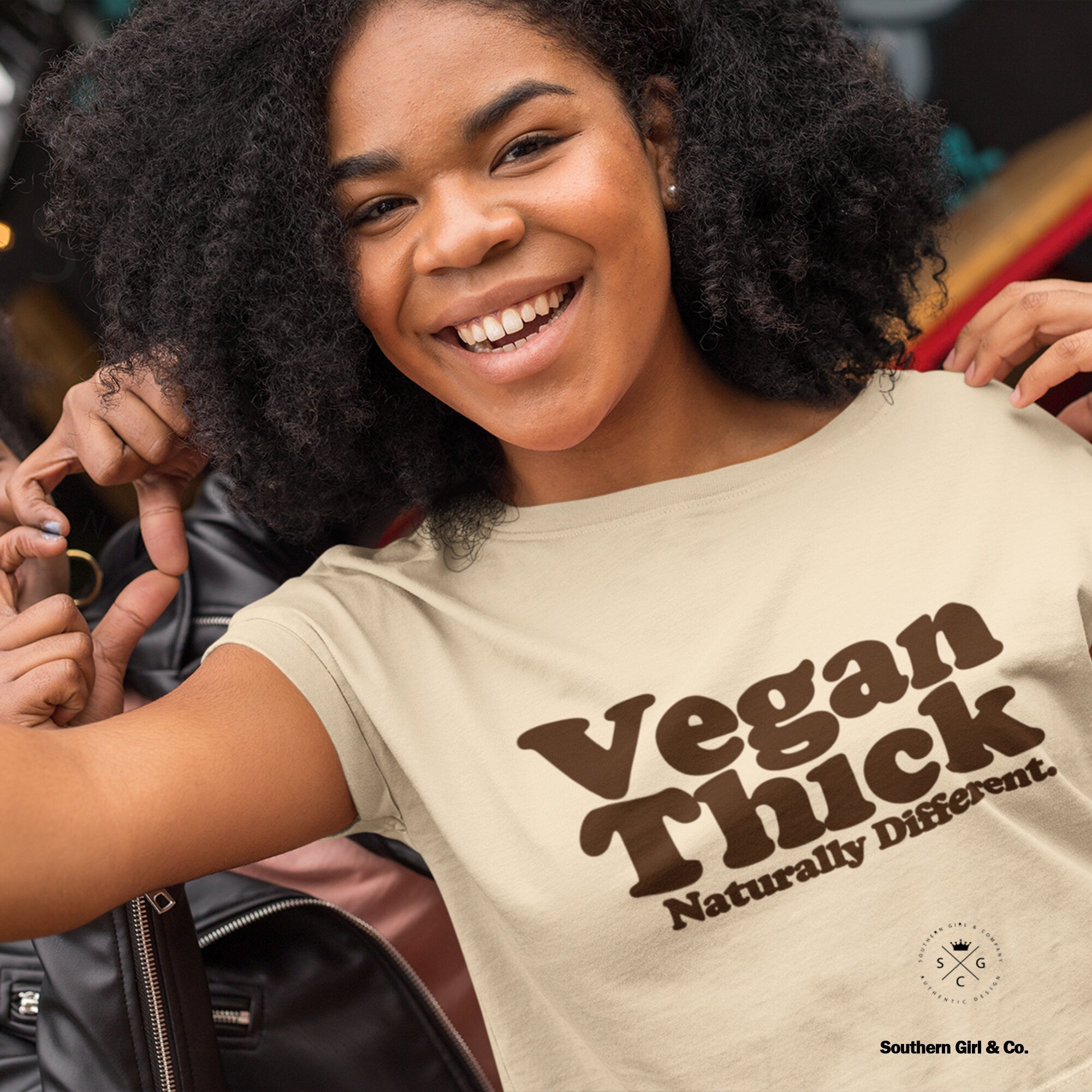 Vegan Thick Crop Top