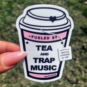Fueled by Tea x Trap Music Sticker
