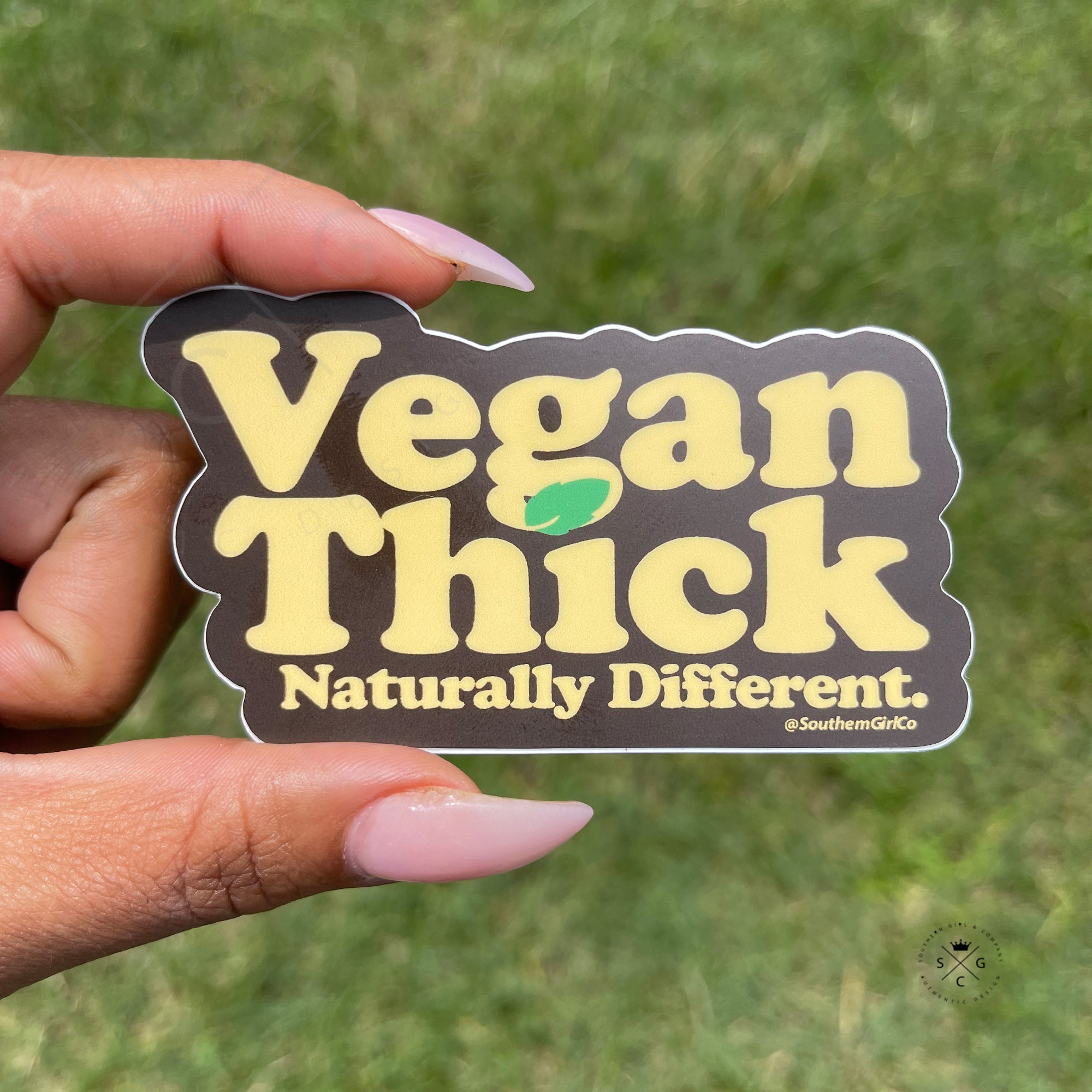 Vegan Thick Sticker